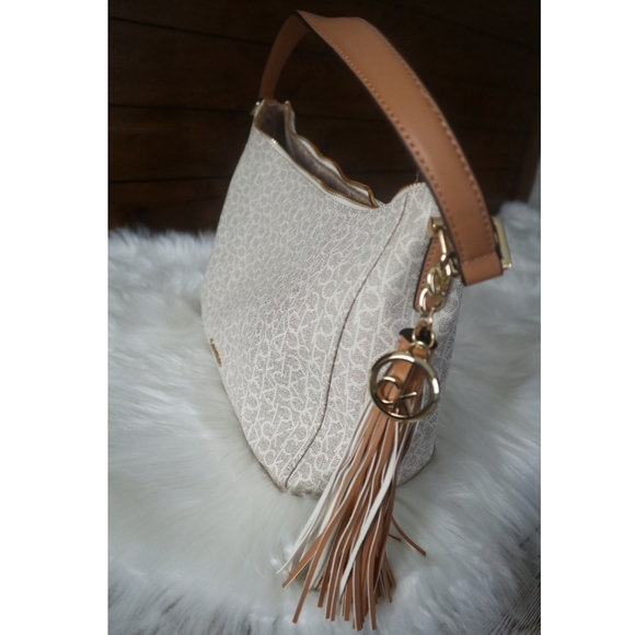 Calvin Klein monogram tassel boho medium bag - Picture 8 of 8
